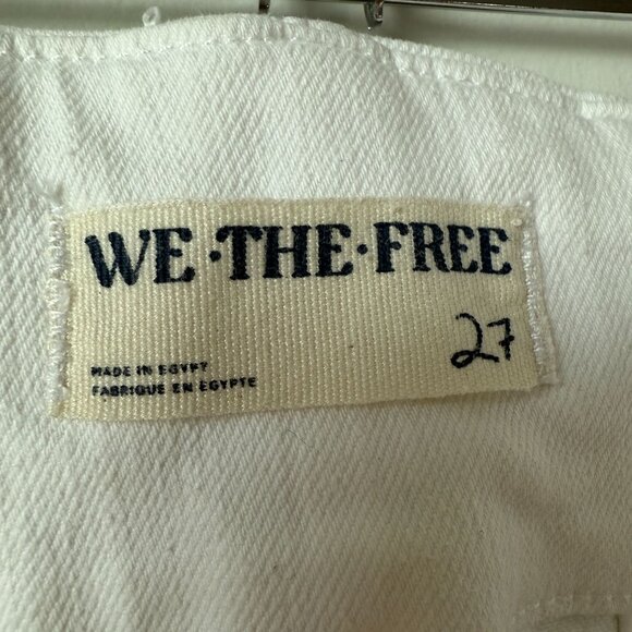 We The Free Jayde Flare High Rise Jeans White Size 27 - Picture 7 of 11